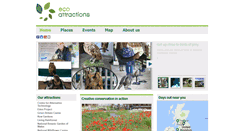 Desktop Screenshot of ecoattractions.com